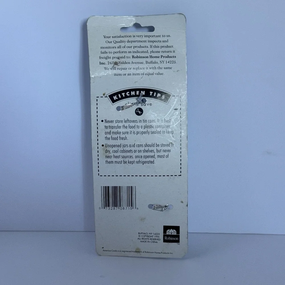 Vintage Can & Bottle Opener America‎ Cooks New NOS 8715 1996